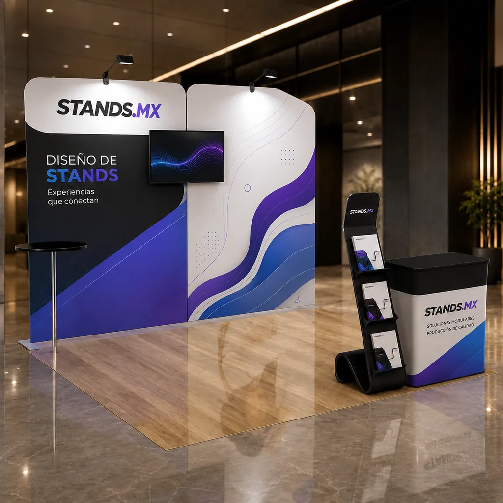 Stand 3x3 m Cabecera — modelo Frankfurt