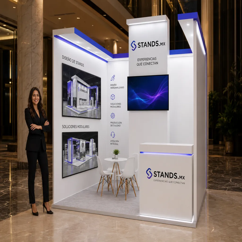 Stand 3x3 m Cajón — modelo Tokio