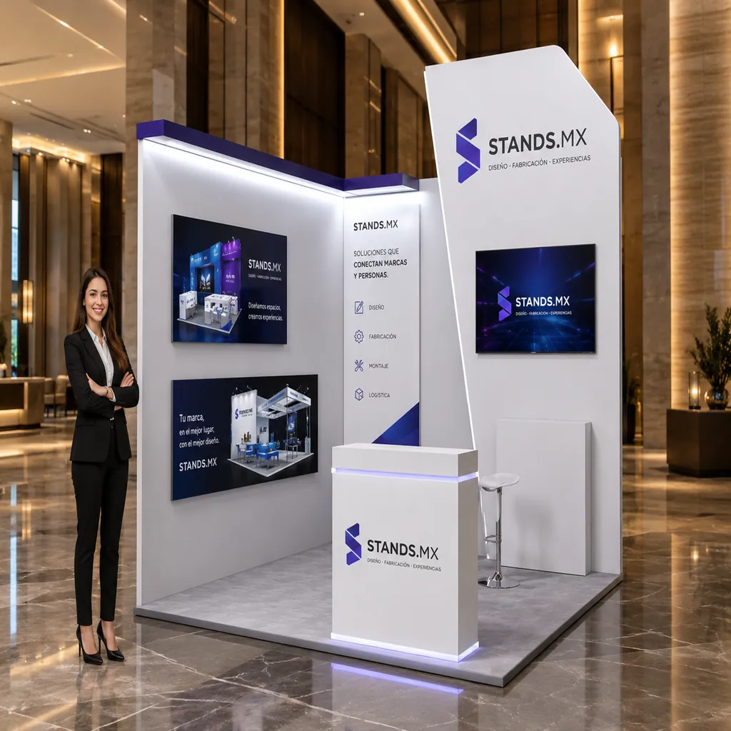 Stand 3x3 m Esquina — modelo Copenhague