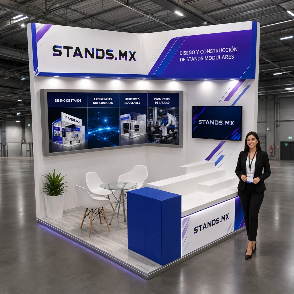 Stand 3x3 m Esquina — modelo Sídney