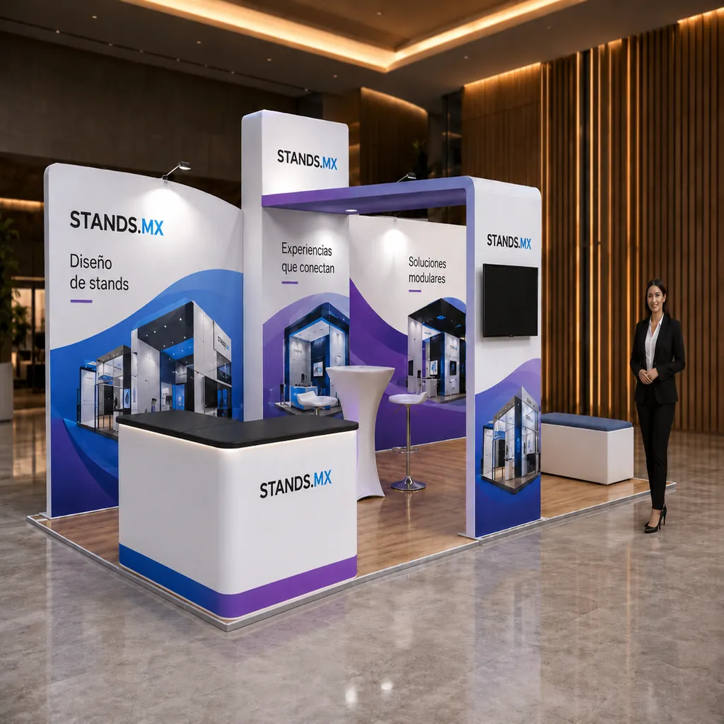 Stand 6x3 m Cabecera — modelo Múnich