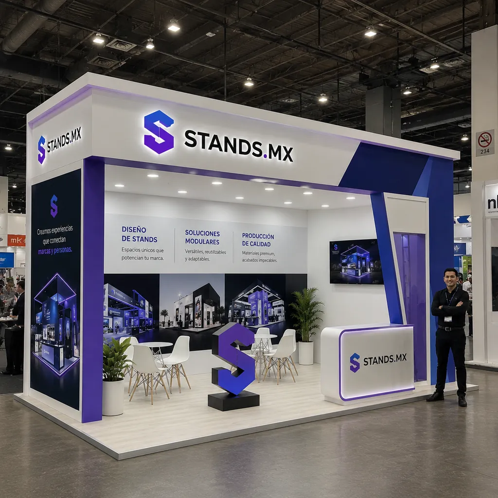 Stand 6x3 m Esquina — modelo Estambul
