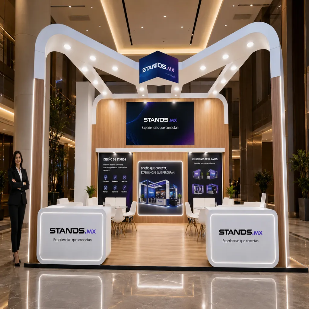 Stand 6x6 m Cabecera — modelo Los Ángeles