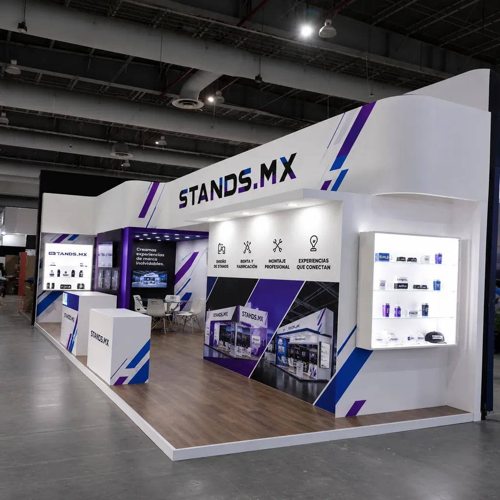 Stand 9x3 m Esquina — modelo Bogotá